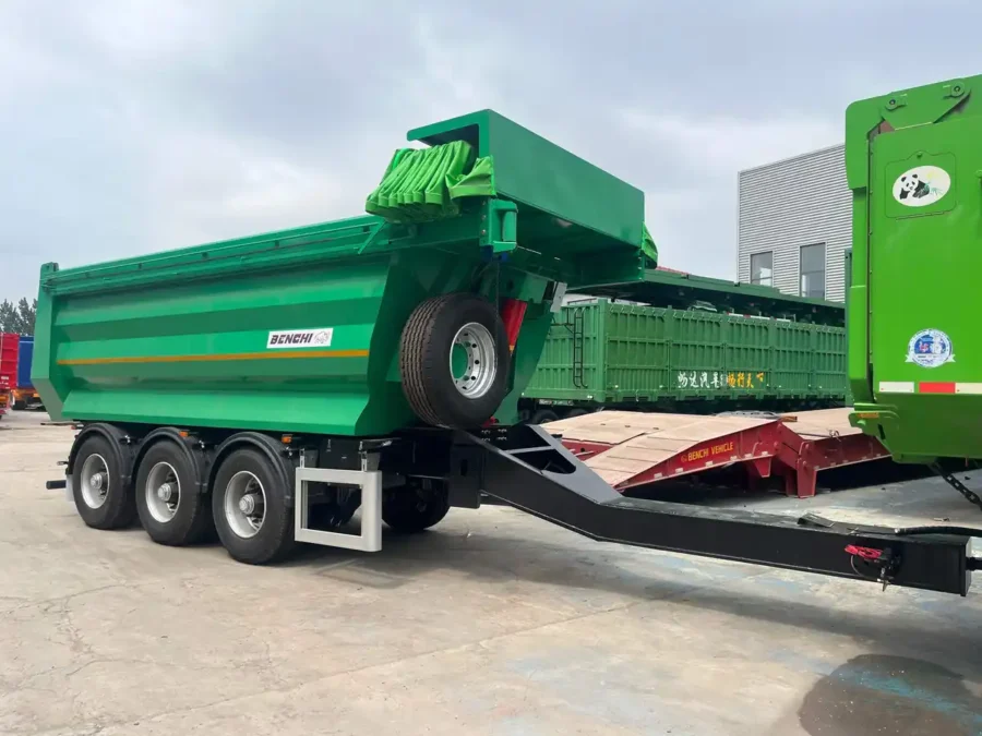 3 Axle U-shaped dump semi-trailer