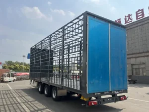 3-axle-Side-curtain-trailer-7 3 Axle drawbar trailer