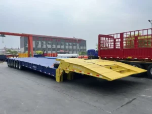 6-Axle-Folding-Gooseneck-Low-Bed-Semi-Trailer-1-1 5 Axle Folding Gooseneck Low Bed Semi Trailer
