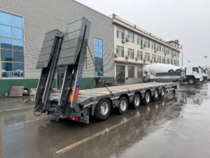 6-Axle-Low-Bed-Semi-Trailer-3 6 Axle extendable Low-Bed Semi-Trailer