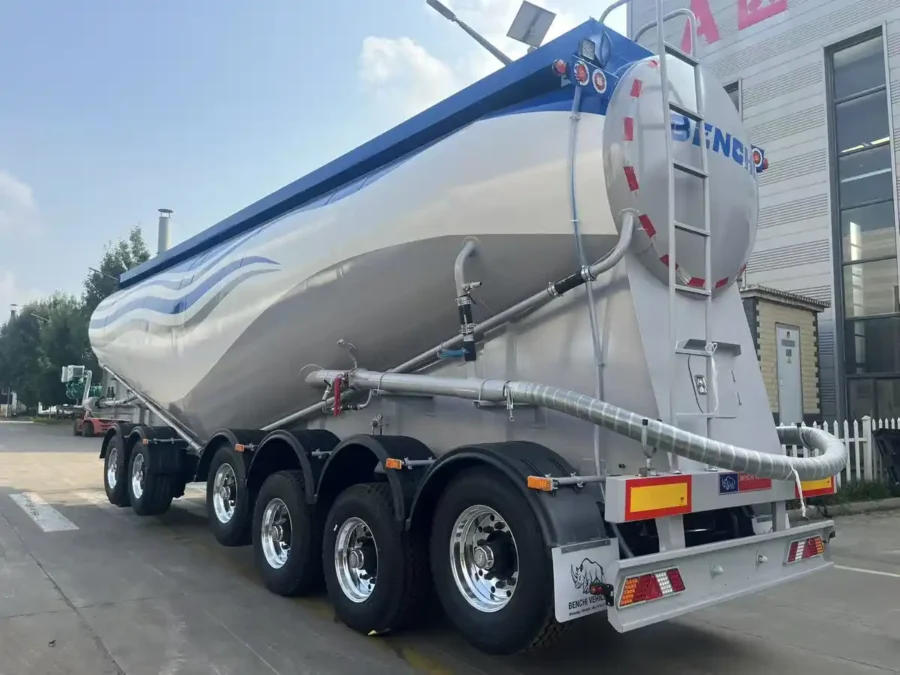 6 Axle Powder Tank Semi Trailer