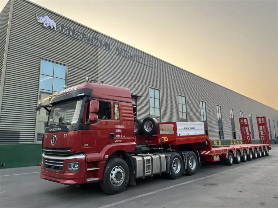 8-Axle-Extendable-Lowbed-Trailer1 8 Axle Extendable Lowbed Trailer
