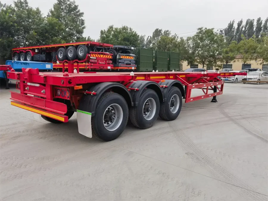 Tri-Axle-Skeletal-Trailer3 Tri Axle Skeletal Trailer